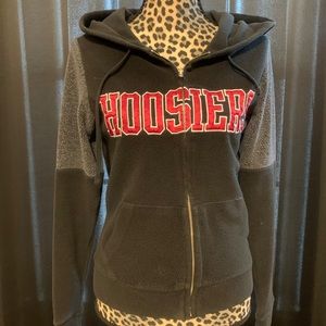 IU full zip fleece jacket